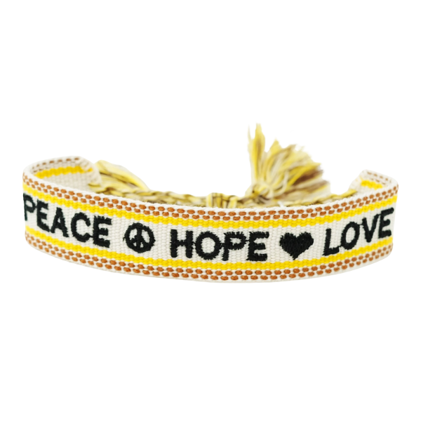 peace hope love armband ttm