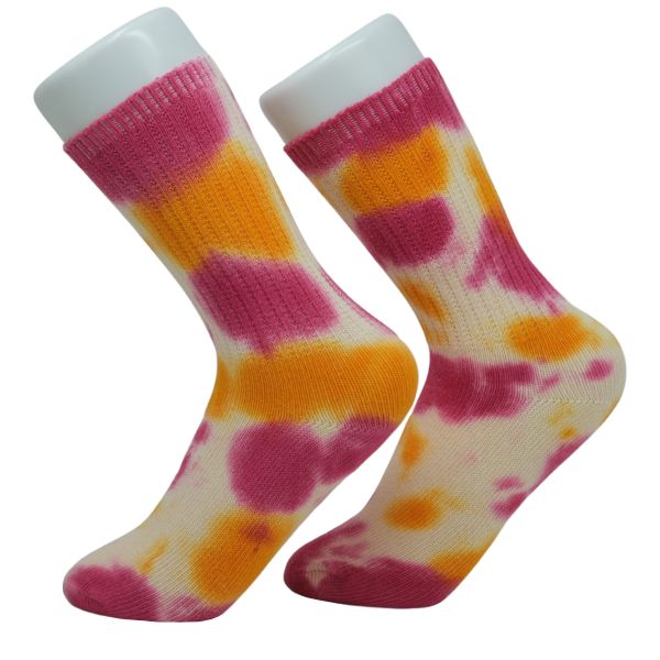 Batik Socks pink/orange