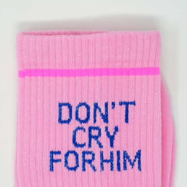 don`t cry for him socks
