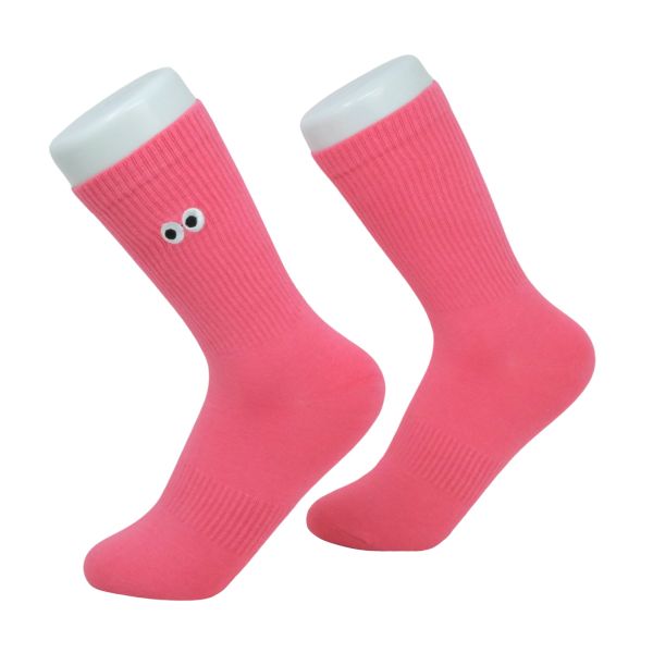 Eye socks pink