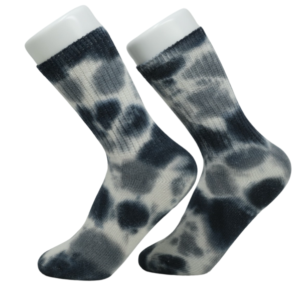 Batik Socks grau/schwarz