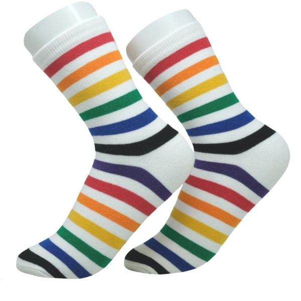 Rainbow stripe socks