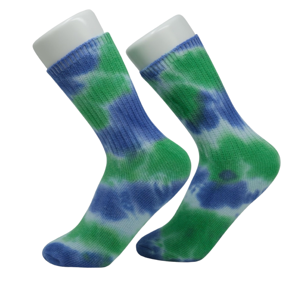 Batik Socks grün/blau